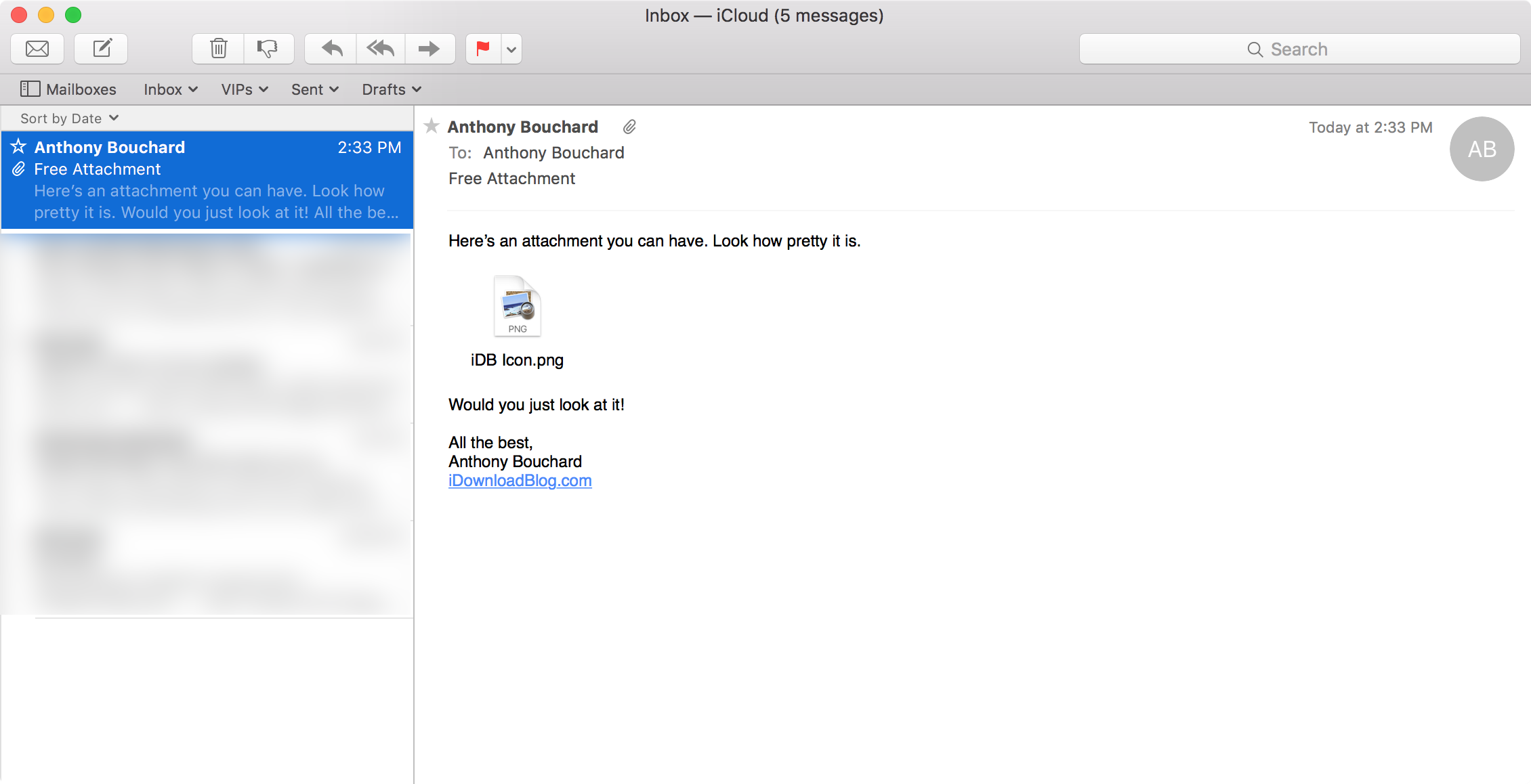 Mail For Mac Attachments